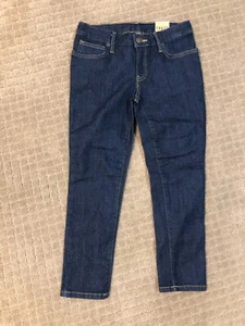 NWT CHAPS Girls beautiful Skinny fit dark blue jeans 5 pockets size 10 - Picture 1 of 6