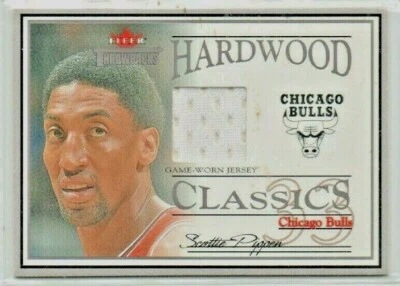 2004-05 Fleer Throwbacks Hardwood Classics Jerseys Scottie Pippen 13/99 BULLS - Image 1 of 2