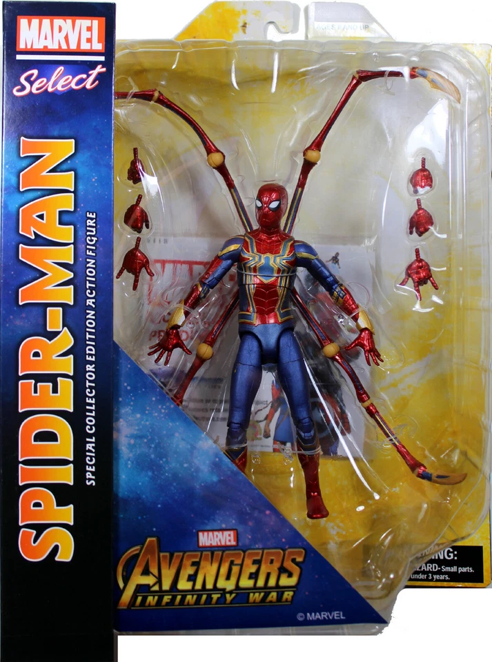 Marvel Select ~ IRON SPIDER-MAN ACTION FIGURE ~ Avengers: Infinity War ~ DST - Image 1 of 1