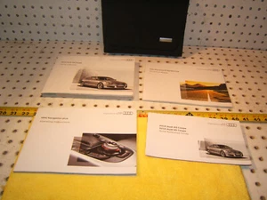 Audi 2010 S5 A5 Manual del propietario OEM 1 juego de 4 folletos, papel y negro Audi 1 bolsa - Imagen 1 de 12