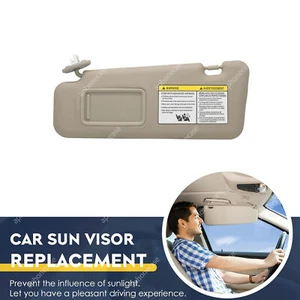 Driver Side Sun Visor Pad For Toyota Highlander Beige Replace Sunshade Assembly - Picture 1 of 8