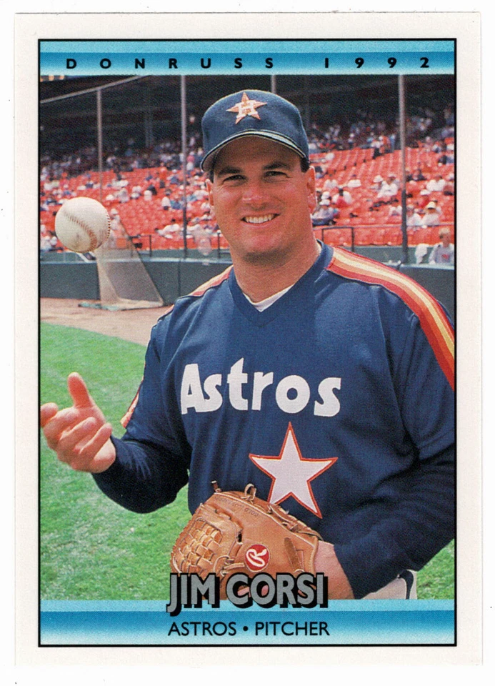 Jim Corsi - Houston Astros - 1992 Donruss Baseball # 467 MT - Image 1 of 1