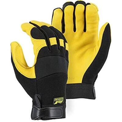 Guantes mecánicos de piel de ciervo Golden Eagle 2150 talla grande Foto 1 de 4