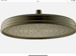 Kohler Traditional Round 8 inch Rainhead -K-45202-BV- BRUSHED BRONZE (13692-BV) - Picture 1 of 2