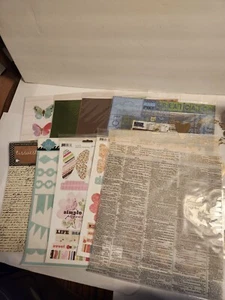 Heidi Swapp Recollections Fancy Pants Vellum Paper Stencils Tags Pre-owned READ - Picture 1 of 8