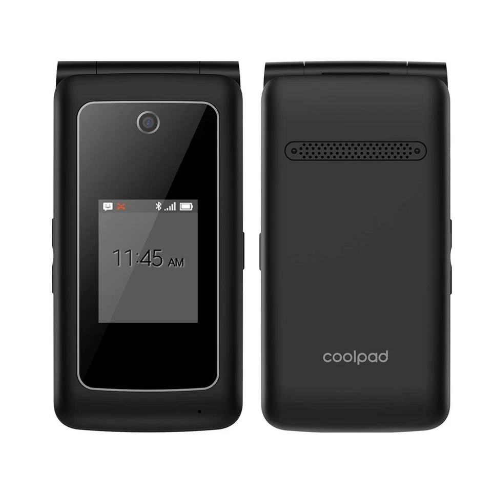 Coolpad Snap 3312A - 4GB - Black Flip Phone (Metro) - POWER CYCLES - Image 1 of 1