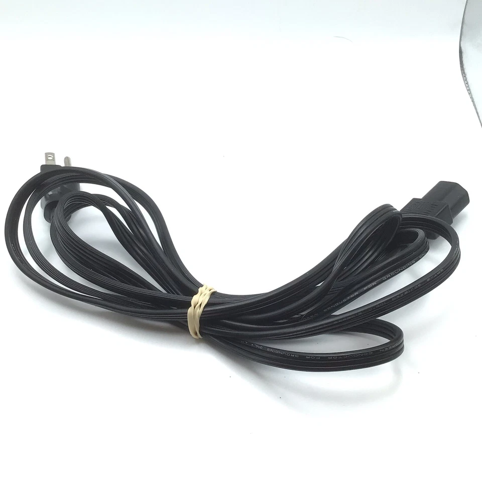Longwell E55349 AC Power Cord 7A 125V Eight Foot~PC Tower, Laptop, PS2, PS3 Cord - Image 1 of 4