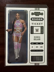 2023 Panini Chronicles WWE Bianca Belair Contenders Season Ticket Insert No. 109 - Picture 1 of 2