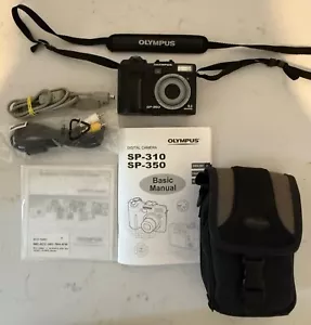 Olympus Digital Camera SP-350 8.0MP Black - Picture 1 of 12