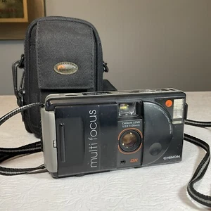 Chinon Auto 3001 Multi Auto Focus 35mm Point Shoot Film Camera Case &New Battery - Picture 1 of 14