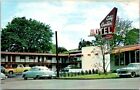 City Center Motel Salem ODER 1950er Jahre Autos Neonschild Oregon Postkarte P22
