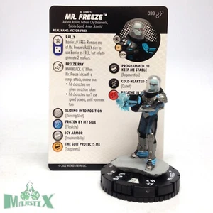 Heroclix Batman Team-Up Set Mr. Freeze #039 ¡Figura rara con tarjeta! - Imagen 1 de 1