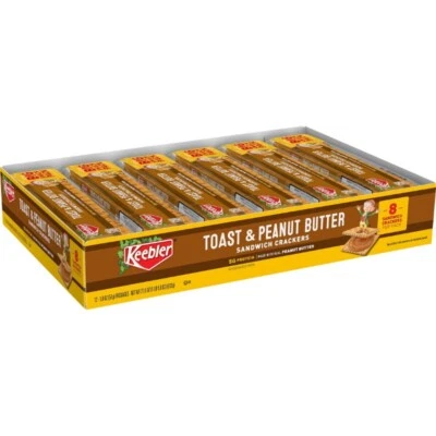 Keebler Toast and Butter Sandwich Crackers,12 Count - Image 1 of 4