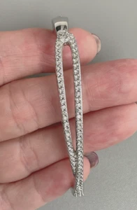 GENUINE Swan Signed SWAROVSKI "Hermine" Hinged Bracelet - #697307 - BOXED - Picture 1 of 8