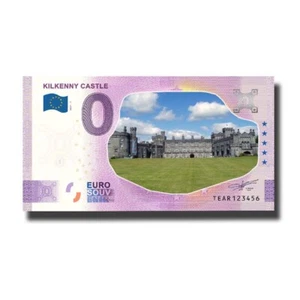 Euro Souvenir Irlanda 2021-1 TEAR Castillo Kilkenny Color Souvenirscheine - Imagen 1 de 2
