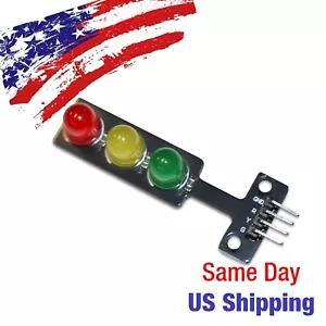 Módulo de señal de semáforo LED rojo amarillo verde ¡ENVÍO EN EE. UU. HOY! - Imagen 1 de 1