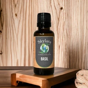 100% Pure Organic Basil Essential Oil - FREE SHIPPING - Picture 1 of 11