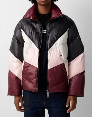 NEIL BARRETT Colour Blocks Down Puffer Jacket - Image 1 of 4