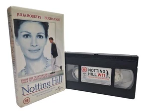 Notting Hill PAL/VHS Film With Julia Roberts & Hugh Grant. Cert. 15 - Picture 1 of 8