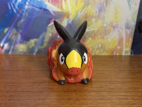Pokemon Tepig Figure Bandai Kids Finger Puppet Kimewaza BW F/S! Cover