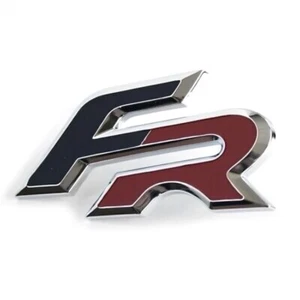 Genuine Seat Emblem 'FR' Front Grille Badge LEON IBIZA 6J0853670KTP - Picture 1 of 1