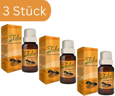 3x Tala Ameiseneiöl für HAARENTFERNUNG Ameisenöl Ant Egg Oil