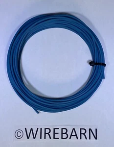 12 STÄRKE GXL HELLBLAU AUTOMOTIVE KABEL HOHE TEMPERATUR 50 FUSS PRIMÄRER ANSCHLUSSDRAHT USA - Bild 1 von 2