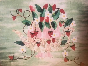 DE COLECCIÓN ""TETERA DE VERANO"" DULCES RECUERDOS BONNIE KASTER APLIQUE EDREDÓN UC - Imagen 1 de 12