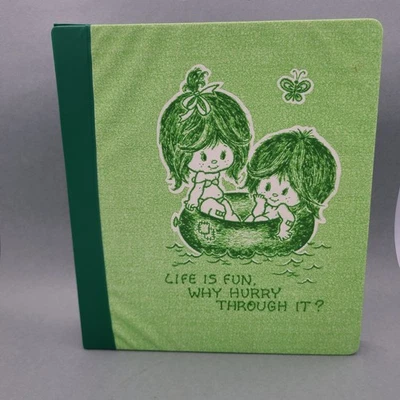 Suministros de oficina Kingsbacher Murphy años 80 vintage verde carpeta de 2,25 pulgadas LEER Foto 1 de 4