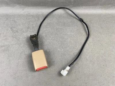 00-05 Mitsubishi Eclipse Genuino Cinturón de Seguridad Delantero Hebilla Beige 895 Foto 1 de 4