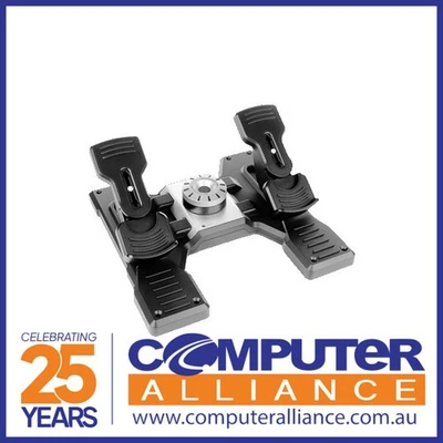 Logitech G Flight Rudder Pedals PN 945-000024 - image 1 of 3