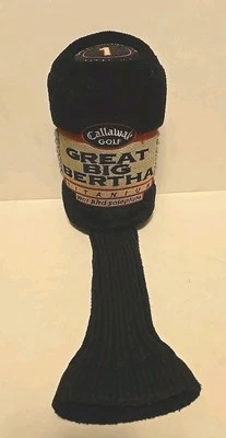 CALLAWAY GOLF CLUB HEAD COVER SOCK GREAT BIG BERTHA Sole Plate #1 WAR BIRD - Image 1 of 4