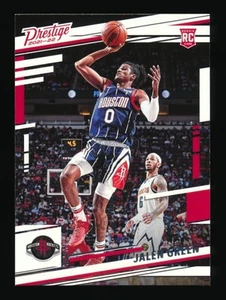 2021-22 PANINI CHRONICLES PRESTIGE JALEN GREEN RC ROOKIE #65 HOUSTON ROCKETS - Picture 1 of 2
