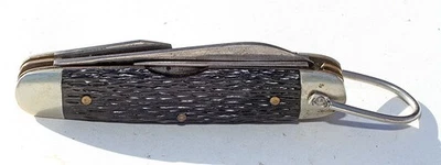 Navaja de Bolsillo de Colección Kutmaster Scout Camp 4 Hojas Utica Nueva York Hecha en EE. UU. Foto 1 de 3