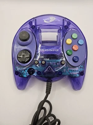 Controle Dream Master Nyko roxo claro para console Sega Dreamcast - Imagem 1 de 4