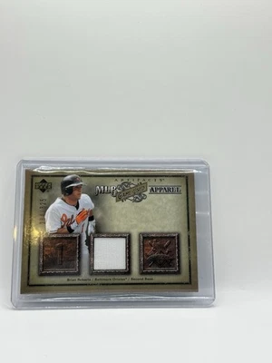 2006 Artifacts MLB Game-Used Apparel Baseball Card #BR Brian Roberts /325 - Image 1 of 2