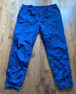 Vintage Christian Dior Sweatpants Mens XL Navy Blue Monsieur Track Pants Lined - Picture 1 of 12