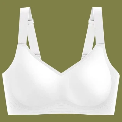 New Wireless Bra For Womens Breathable Brassiere Soft Daily Sleep Underwear 3XL - Image 1 of 4