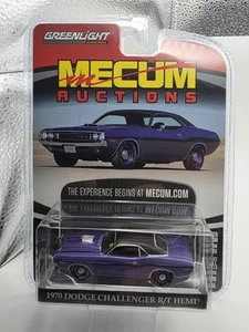 2017 GREENLIGHT MECUM AUCTIONS PRUM CRAZY 1970 DODGE CHALLENGER RT HEMI AU 1/64 - Photo 1/7