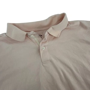 UNTUCKIT Damaschino Polo Uomo Grande Rosa Cotone Manica Corta Casual - Foto 1 di 7