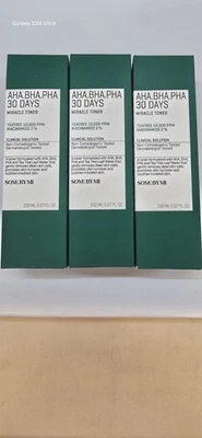 PACOTE DE 3 Some BY Mi AHA BHA PHA 30 Days Miracle Toner 150ml VENDEDOR DOS EUA  - Imagem 1 de 4