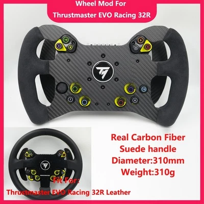 SIMPUSH  GT F1 Simracing Wheel Mod For Thrustmaster EVO Racing 32R Leather - Image 1 of 4