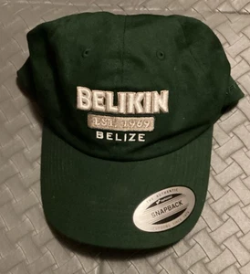Belikin Belize 1969 Slideback Hat Green One Size Embroidered Yupoong - Picture 1 of 5