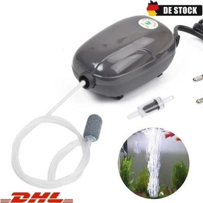 API 3W Air Pump Sauerstoffpumpe Teichpumpe Luftpump Belüftungspumpe Aquariumpumpe