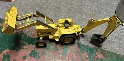 VTG Steel 1/12 Scale Ertl Ford 5550 Front Loader Backhoe Tractor Parts Restore - Image 1 of 4