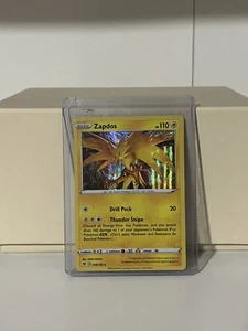 POKEMON ZAPDOS 048/185 SWORD & SHIELD VIVID VOLTAGE RARE HOLO NEAR MINT - Picture 1 of 2