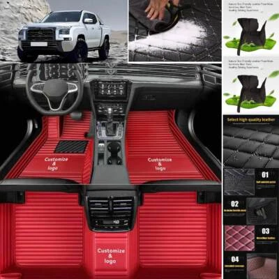 For Mitsubishi L200 Car Floor Mats All Weather Luxury Customizable Anti-Slip Pad - Image 1 of 4