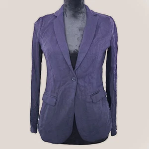 Magaschoni Navy Blue Blazer Jacket Top | Sz Medium - Picture 1 of 6