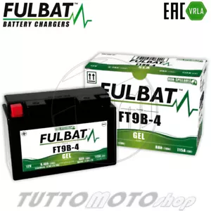 BATTERIA FULBAT GEL FT9B-4 = YTB9-BS Yamaha XP TMAX 500 2001 2002 2003 - T-MAX - Foto 1 di 3