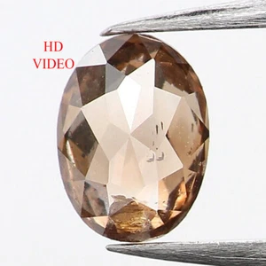 0.25 CT Natural Loose Oval Shape Diamond 4.55 MM Brown Color Oval Diamond LQ487 - Picture 1 of 8